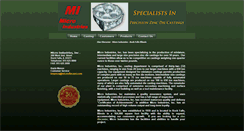 Desktop Screenshot of microdiecast.com